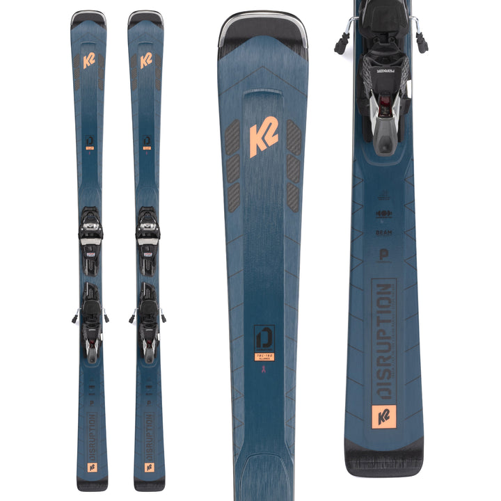 K2 Disruption 78C Alliance Skis + ER3 10 Compact Quikclik Bindings 2022
