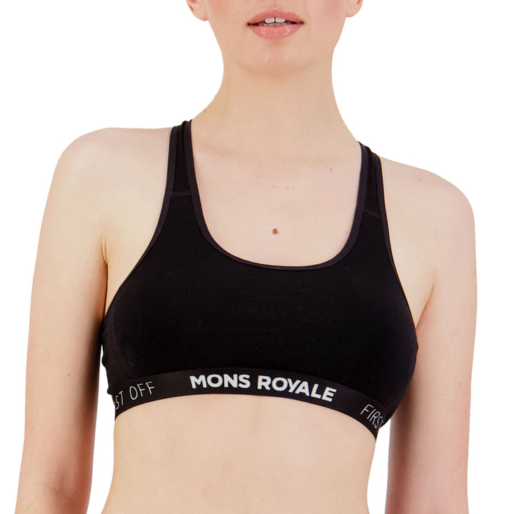 MONS ROYALE Sierra Sports Bra - Women's Black