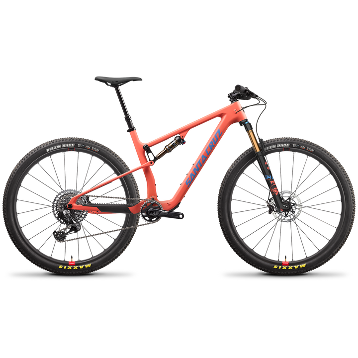 Santa Cruz Bicycles Blur CC X01 AXS Reserve TR Complete Mountain Bike 2022 Sockeye Sal