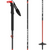Atomic BCT Mountaineering Carbon SQS Adjustable Ski Poles 2024 Grey/Red