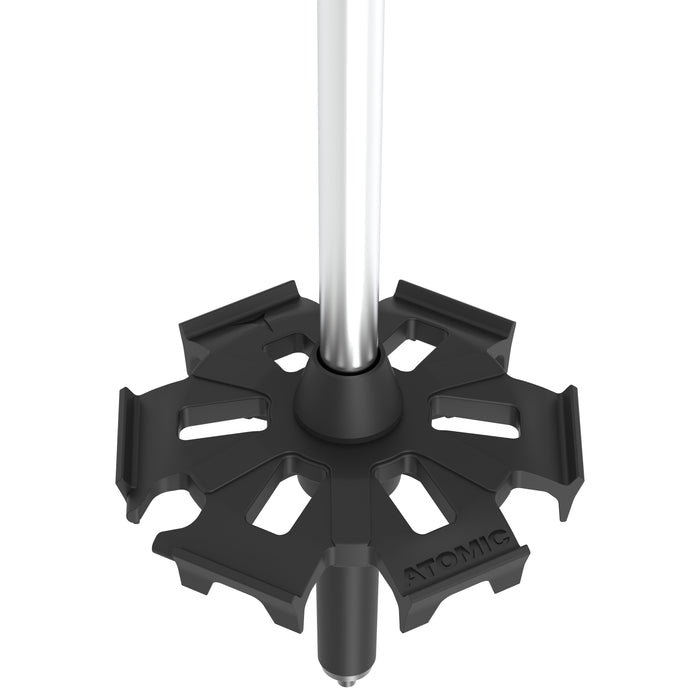 Atomic BCT Mountaineering SQS Adjustable Ski Poles 2024 Silver/Grey
