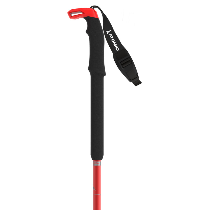 Atomic BCT Touring Carbon SQS Adjustable Ski Poles 2024 Red/Grey