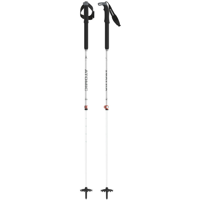 Atomic BCT Touring SQS Adjustable Ski Poles 2024 Silver/Grey