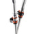 Atomic BCT Touring SQS Adjustable Ski Poles 2024 Silver/Grey
