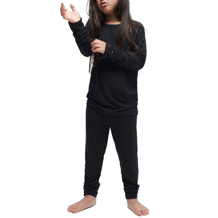 Le Bent Core 260 Raglan Top - Kids' Black
