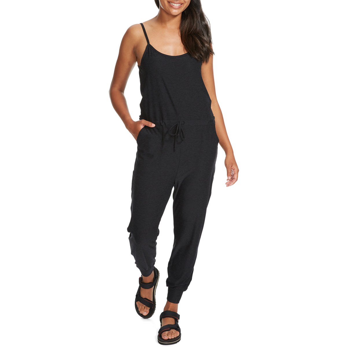 Beyond Yoga Everyday Lounger Midi Jumpsuit - Women's Darkest Night