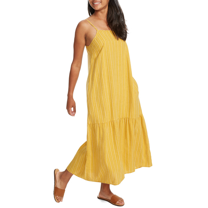 Patagonia Garden Island Tiered Dress - Women's Bayshore: Hawk Gold