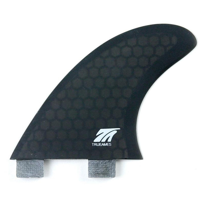 True Ames Side Bite 4.0 FCS Fin Set Smoke Hexcore