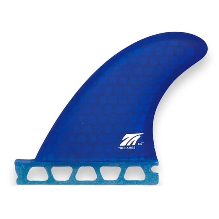 True Ames Side Bite 4.0 Futures Fin Set Blue Hexcore