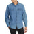 Brixton Bowery Stretch Long-Sleeve X Flannel - Men's Worn Indigo