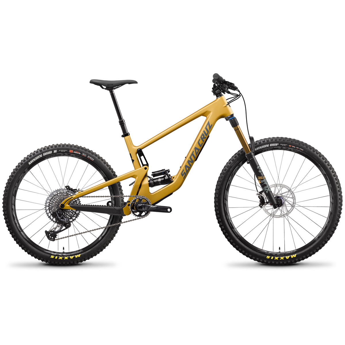 Santa Cruz Bicycles Bronson CC X01 Complete Mountain Bike 2022 Paydirt Gold