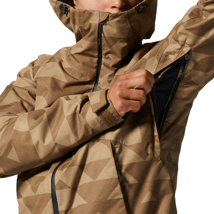 Mountain Hardwear FireFall/2™ Anorak Jacket - Women's Corozo Nut Geoland