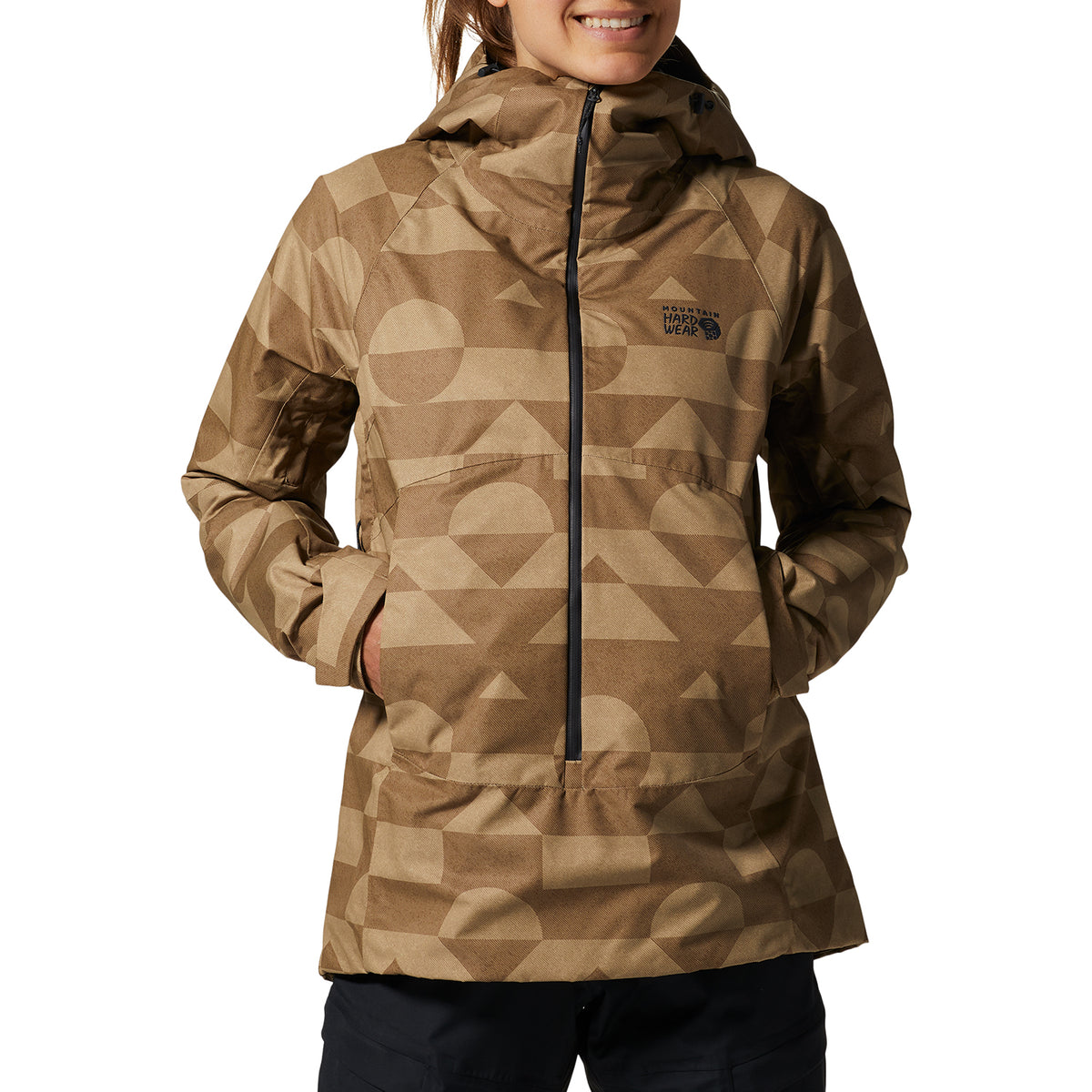 Mountain Hardwear FireFall/2™ Anorak Jacket - Women's Corozo Nut Geoland