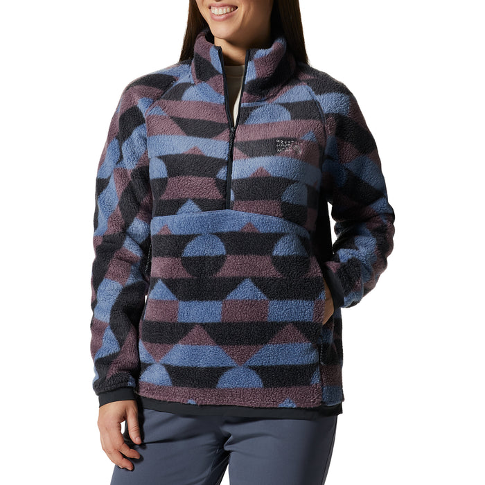Mountain Hardwear SouthPass™ Pullover Fleece - Women's Blue Quartz Geoland 3