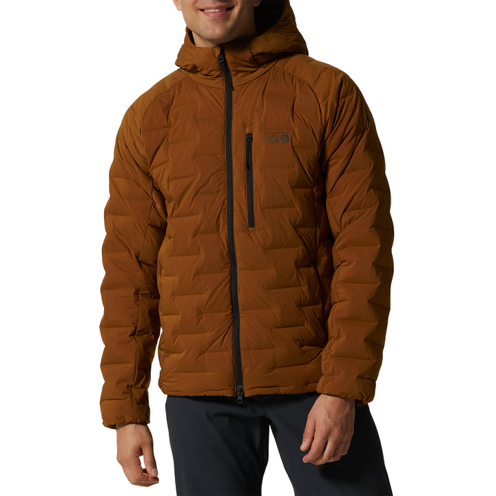 Mountain Hardwear StretchDown Hoodie - Men's Golden Brown
