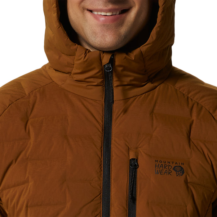 Mountain Hardwear StretchDown Hoodie - Men's Golden Brown