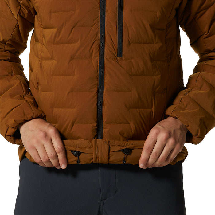 Mountain Hardwear StretchDown Hoodie - Men's Golden Brown