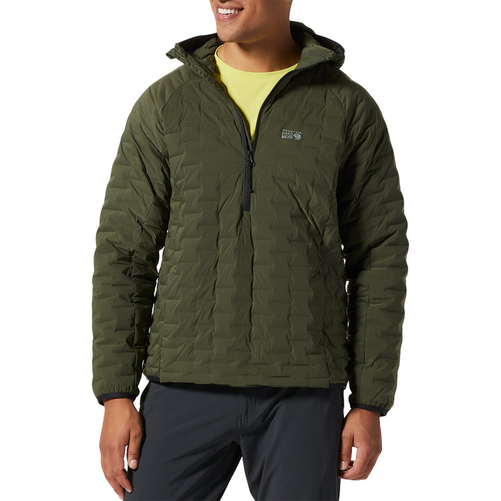 Mountain Hardwear StretchDown Light Pullover - Men's Surplus Green