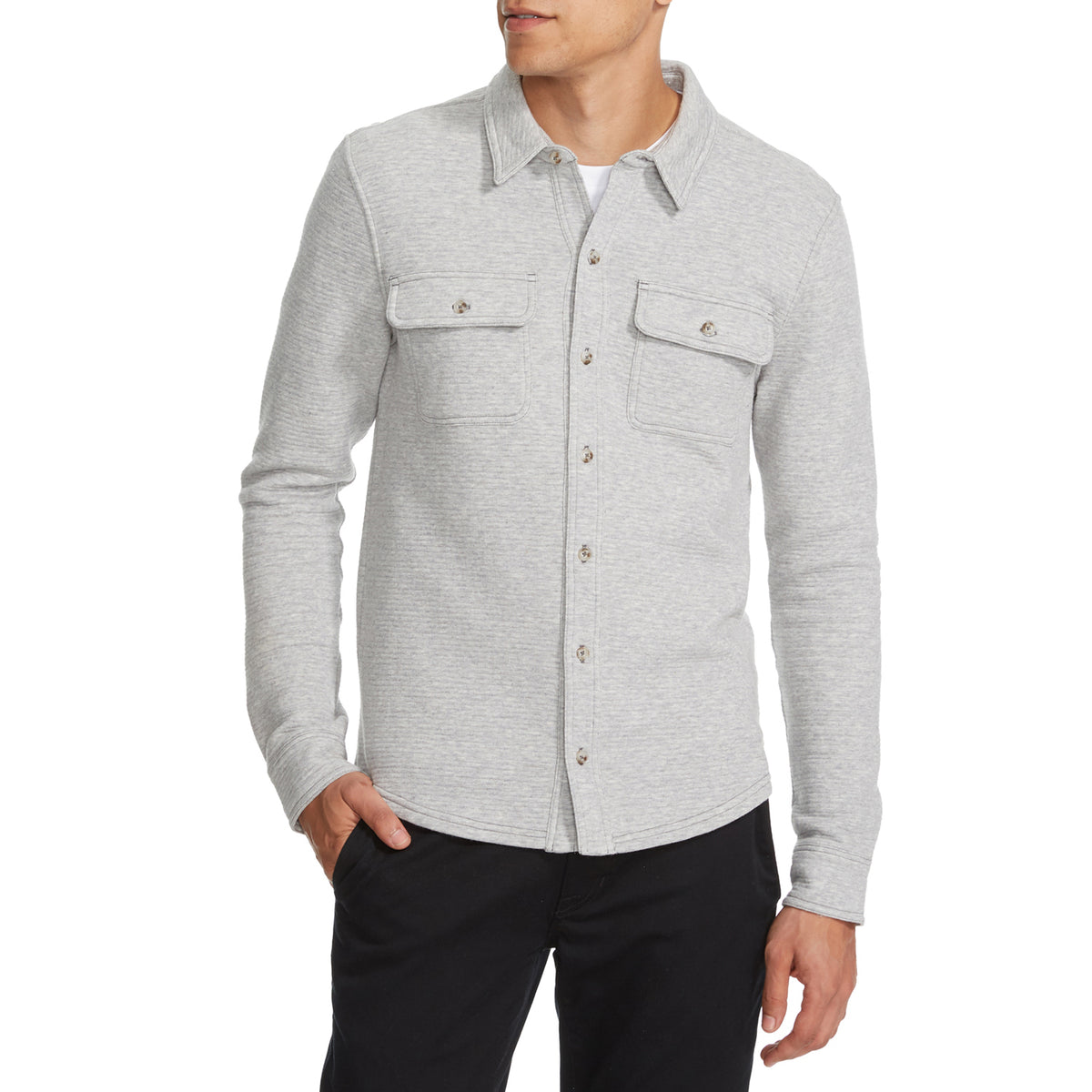 Toad & Co Moonwake Long-Sleeve Shirt - Men's Heather Grey
