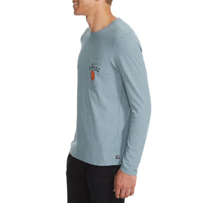 Toad & Co Hemp Daily Long-Sleeve T-Shirt - Men's Blue Slate
