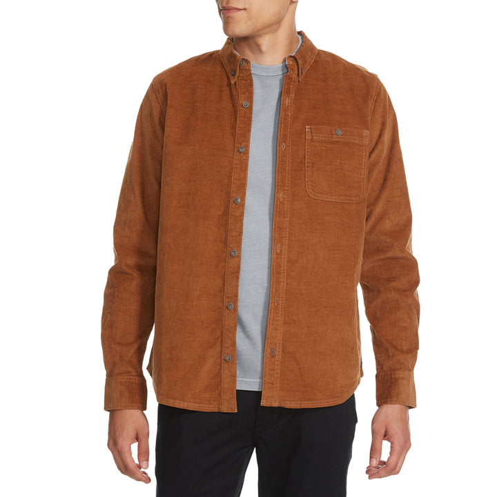 Toad & Co Karuna Cord Long-Sleeve Shirt - Men's Brown Sugar