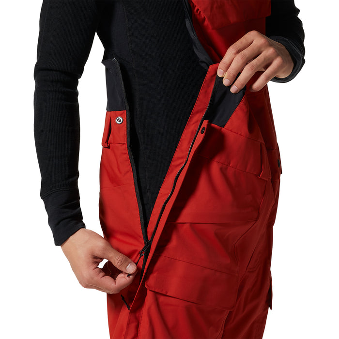 Mountain Hardwear FireFall Insulated Bibs - Men's Desert Red