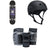 Globe G1 Fairweather Skateboard Complete + Pro-Tec The Classic Certified EPS Skateboard Helmet + Street Gear Junior Open Back Skateboard Pads