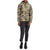 Burton Evergreen Down Hooded Jacket - Women's Martini Olive Terra Camo