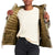 Burton Evergreen Down Hooded Jacket - Women's Martini Olive Terra Camo