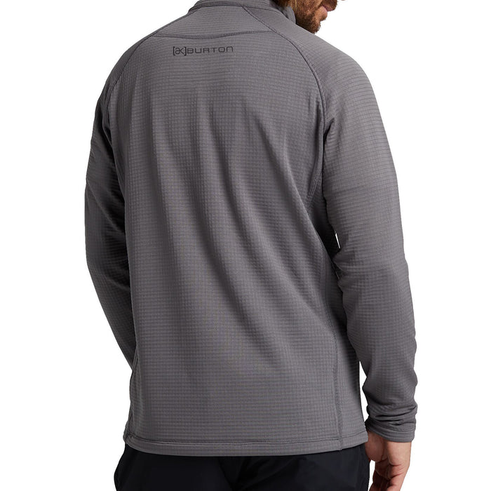 Burton AK Helium Grid Half-Zip Fleece - Men's Castlerock