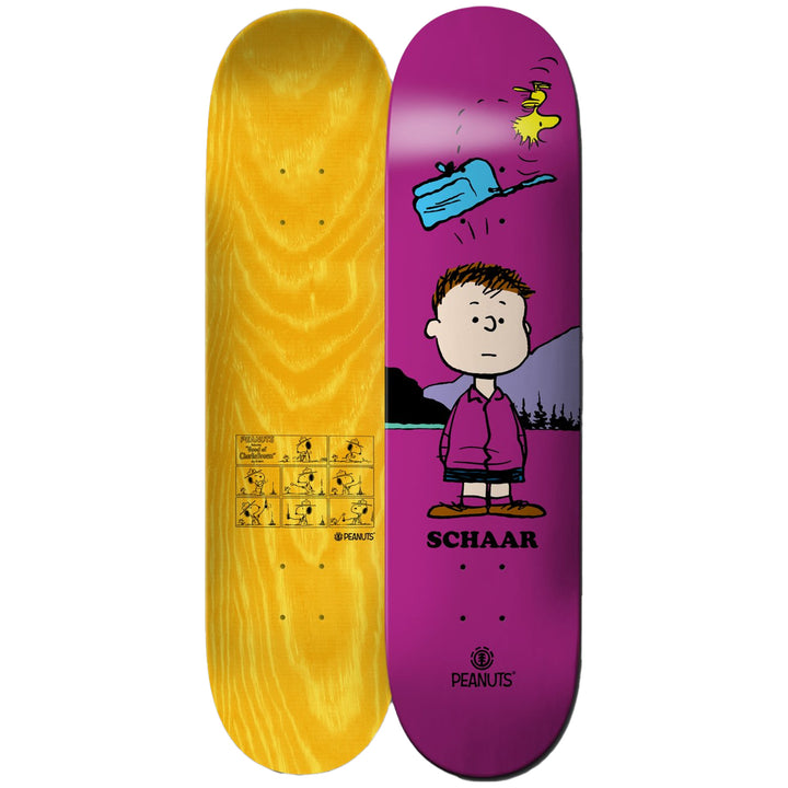 Element Peanuts Shermy X Schaar 8.38 Skateboard Deck
