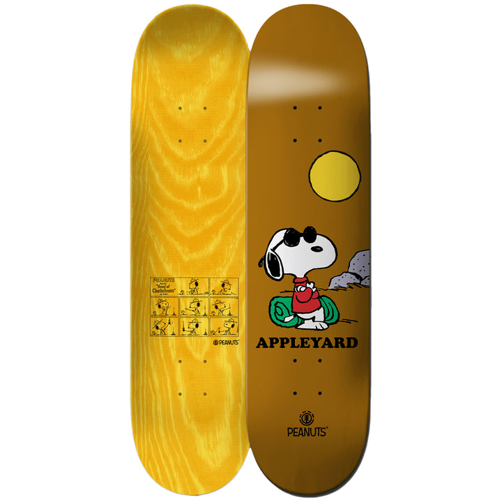 Element Peanuts Joe Cool X Appleyard 8.25 Skateboard Deck