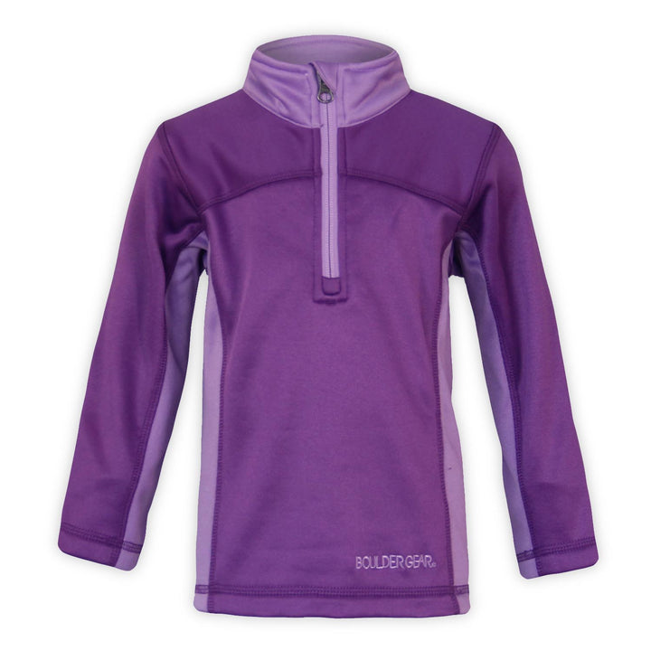 Boulder Gear Lumi Micro 1/4 Zip Top - Toddler Girls' Grape Gummy