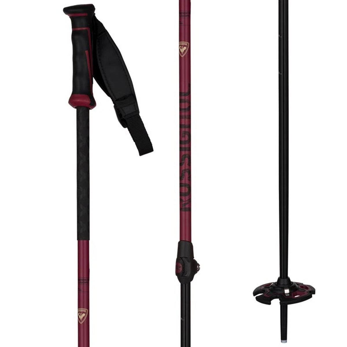 Rossignol Freeride Pro Telescopic Safety Adjustable Ski Poles 2022