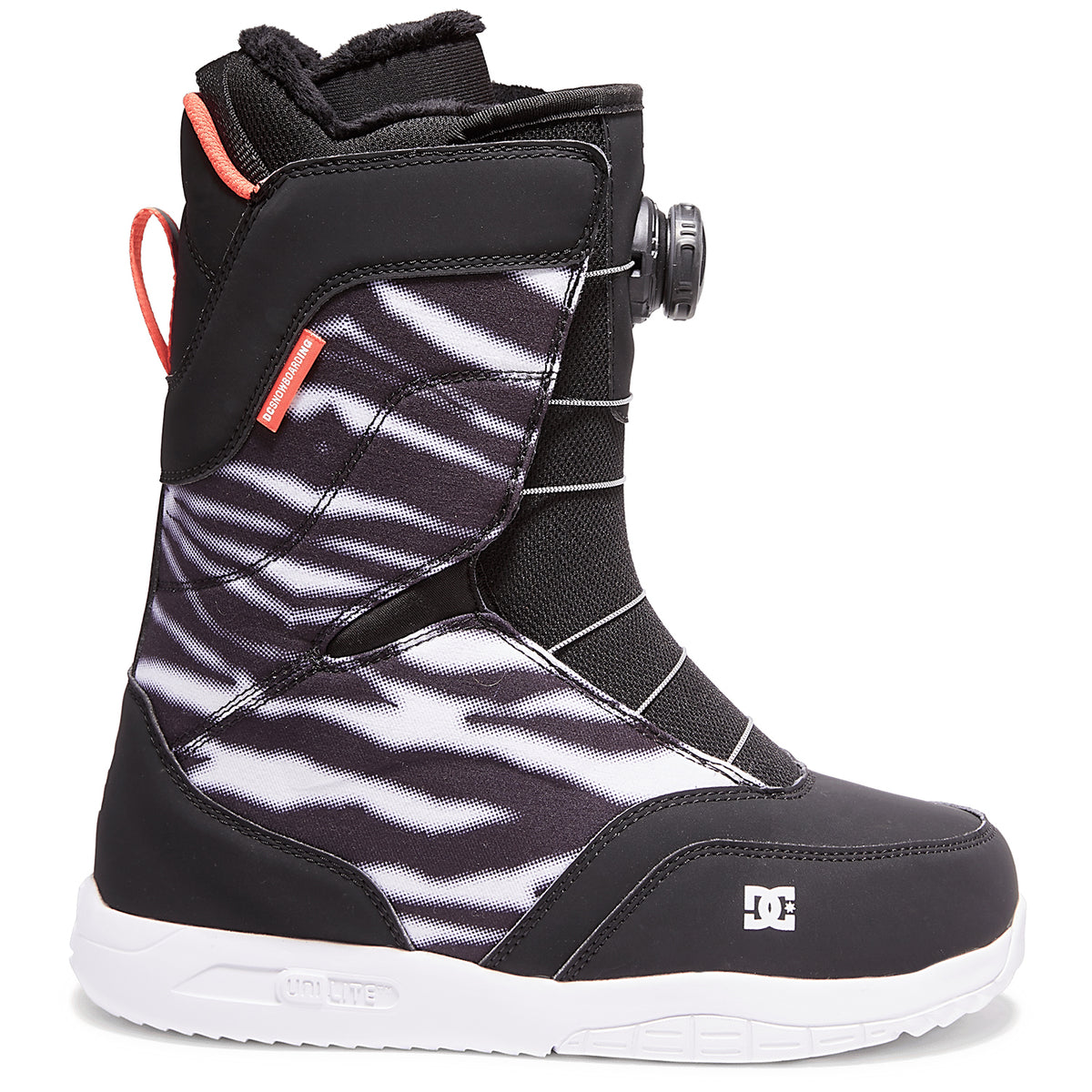 DC Search Boa Snowboard Boots - Women's 2022 Zebra Print