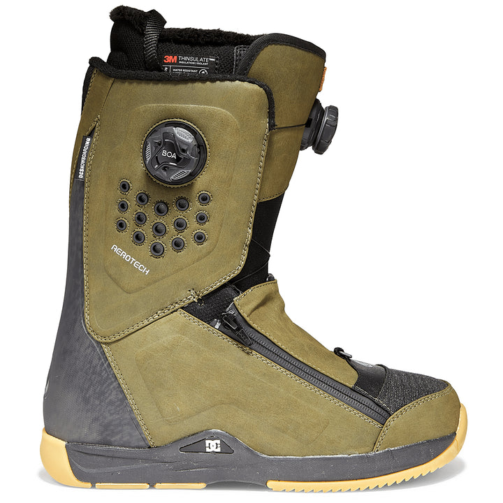 DC Travis Rice Boa Snowboard Boots 2022 Olive