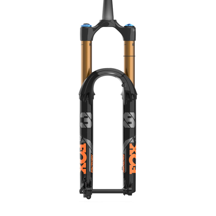 Fox Shox 38 Float Factory GRIP2 Fork - 27.5" Shiny Black/Orange Gloss Black