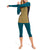 Burton Midweight X Base Layer Crew - Women's Shaded Spruce / Martini Olive