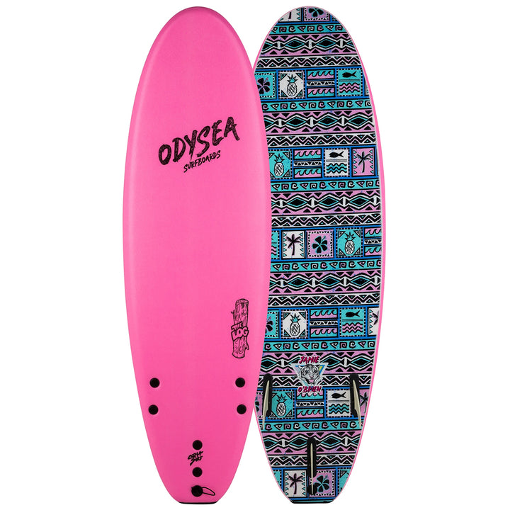 Catch Surf Odysea 6'0" Log x Jamie O'Brien Surfboard Hot Pink
