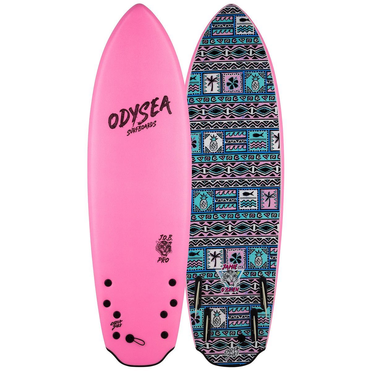 Catch Surf Odysea 5'8" Quad-Fin x Jamie O'Brien Pro Surfboard Hot Pink