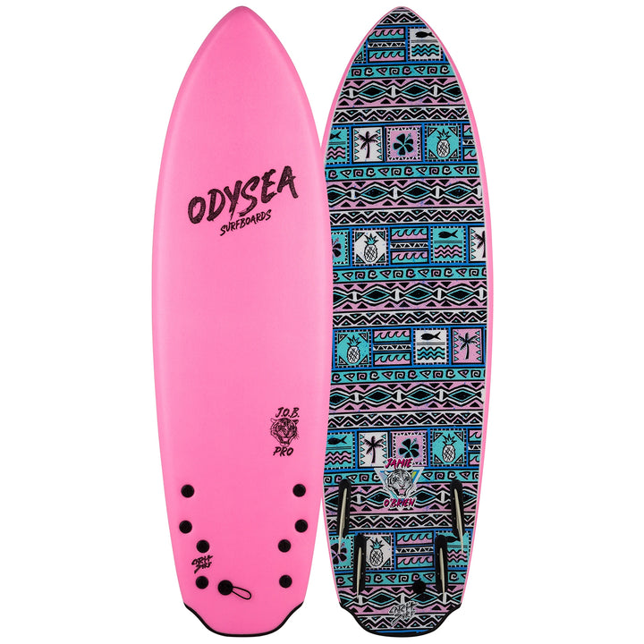 Catch Surf Odysea 5'8" Quad-Fin x Jamie O'Brien Pro Surfboard Hot Pink