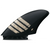 Futures K2 Alpha Twin Fin Set Carbon/Sand
