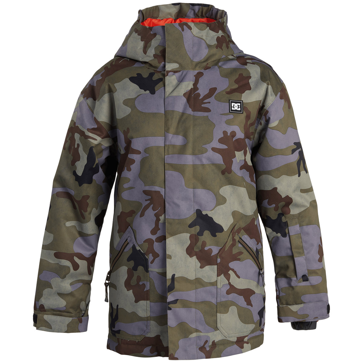 DC Cadet Jacket - Boys' Woodland Camo Castlerock