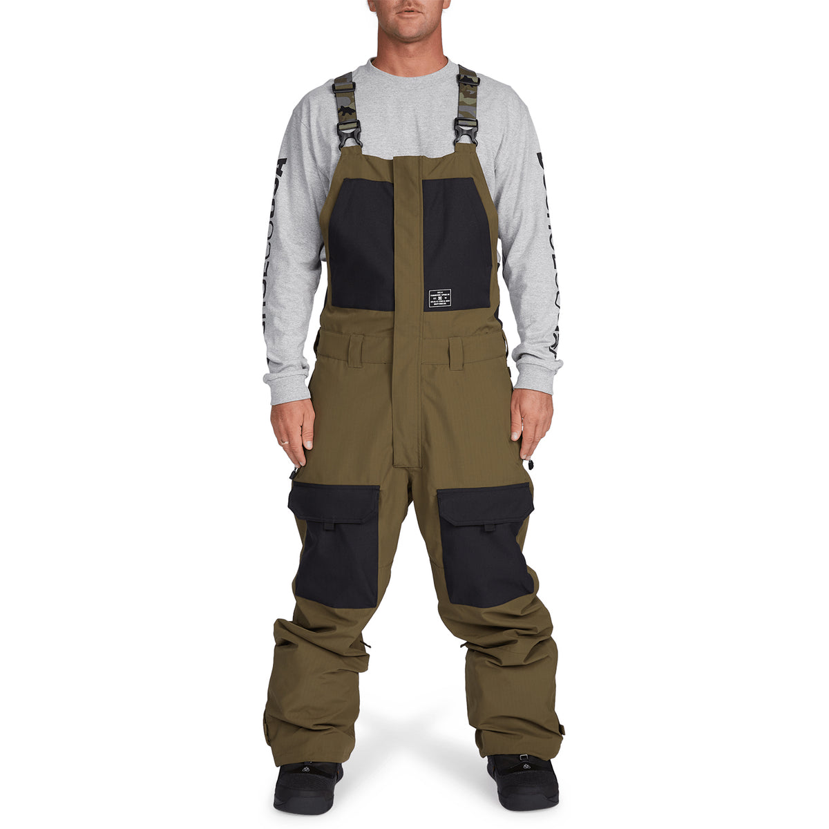 DC Shadow Bibs - Men's Olive Night