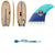Solid Surf Co Bento Box Surfboard + Captain Fin CF Classic Quad Fin Set + Dakine Kainui Team 6' Leash