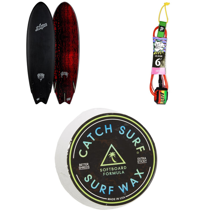Catch Surf Odysea x Lost RNF 6'5" Surfboard + Catch Surf Beater 6' Leash + Catch Surf Surf Wax