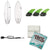 Lib Tech Nude Bowl Surfboard + Lib Tech Tri Large Fin Set + Dakine Kainui Team 6' Leash + Sticky Bumps Basecoat Wax