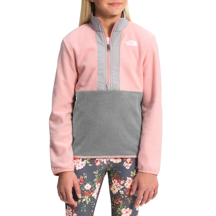 The North Face Glacier 1/4 Zip Fleece - Kids' Peach Pink