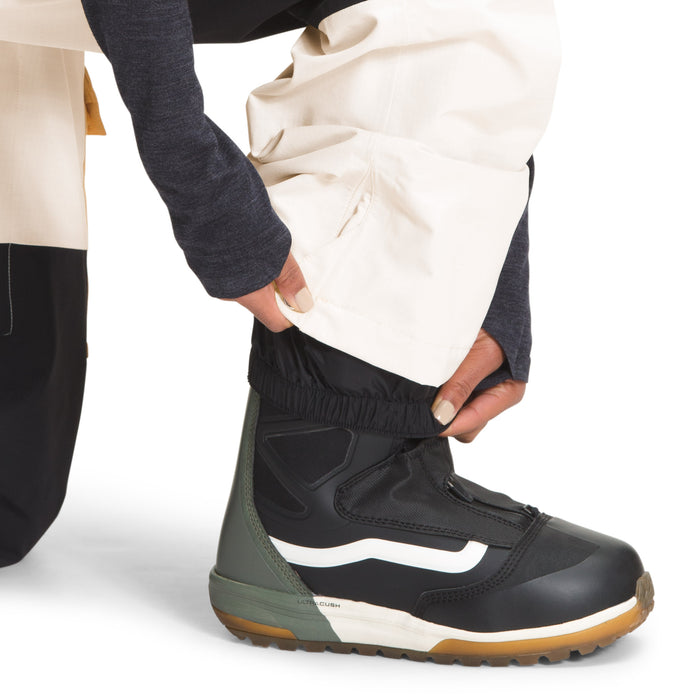 The North Face Dragline Bibs - Women's Gardenia White/TNF Black/Chamois Orange