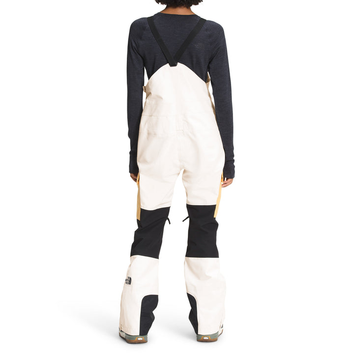 The North Face Dragline Bibs - Women's Gardenia White/TNF Black/Chamois Orange